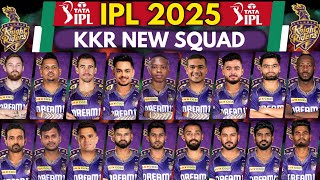 IPL 2025 Kolkata Knight Riders New Squad | KKR Team Full New Squad 2025 | KKR Team 2025