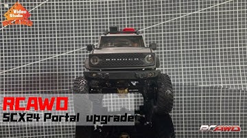 RCAWD SCX24 Portal Axle upgrades