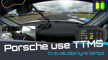 Porsche evaluate tyres using VBOX TTMS @Thruxton
