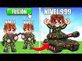 FUSIONÉ mi EJÉRCITO para SORPRENDER A MIS AMIGOS en Roblox!