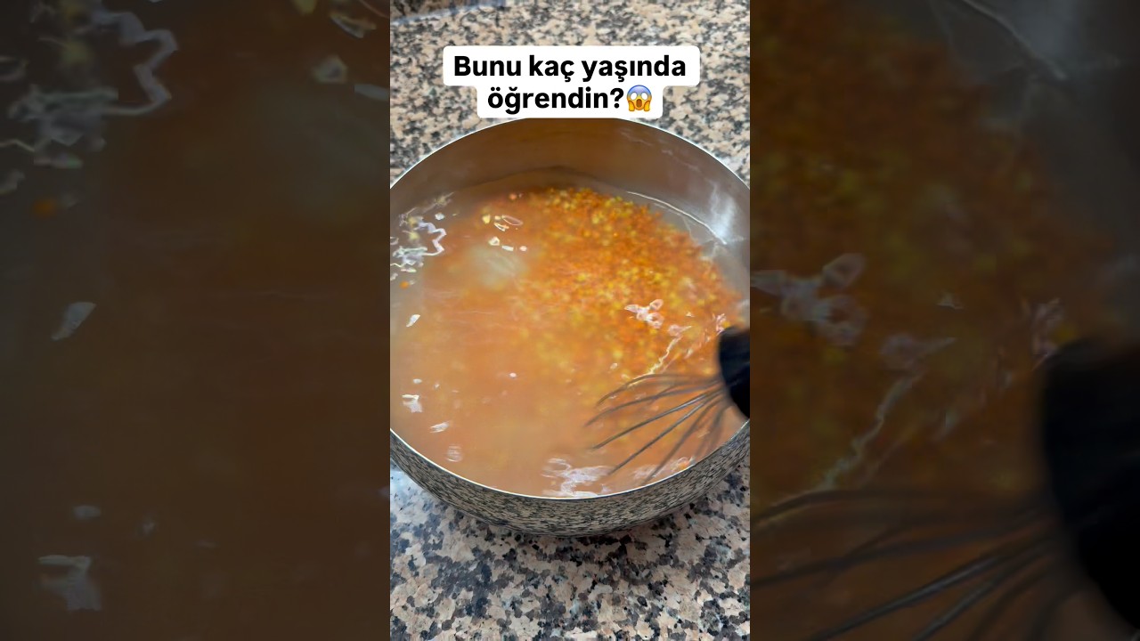 Mercimeği Kolay Yıkama Yöntemi
