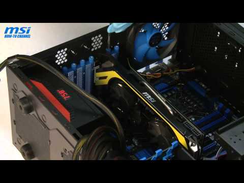 MSI® HOW-TO Install graphics card on PCIe x16 slot with butterfly lock