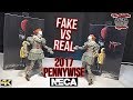 It fake vs real pennywise 2017 neca action figure review