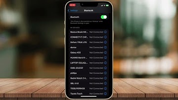 How to Remove Bluetooth Device from iPhone