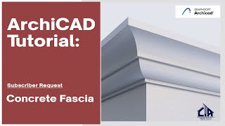 ArchiCAD Tutorial: Design Concrete Fascia using Profile Manager screenshot 1
