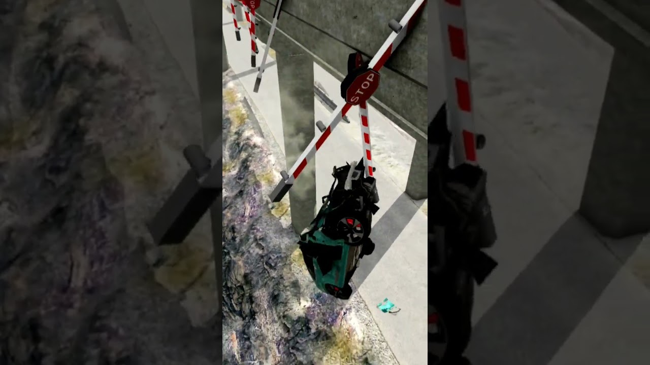 Cars Vs Road Barrier 🚙 