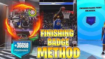 BEST FINISHING BADGE METHOD 2K23 NEXT GEN. GET ALL OF YOUR FINISHING BADGES FAST