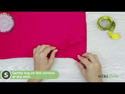 How to Make a Slit Sided T-Shirt With a Split Hem