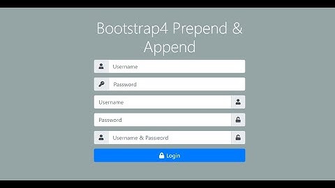 Bootstrap 4 Prepend & append Bangla tutorial  , Md Sohan Ali, work24sohan