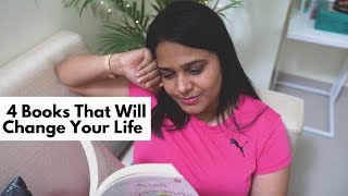 4 Books That Will Change Your Life | 4 Books that Changed My Life | Life Changing Books For Everyone