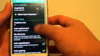 Samsung Galaxy S5: How to Reset Keyboard Settings back to Default screenshot 1