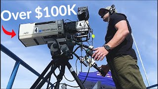 : Operating Monstrous Broadcast TV Camera and It's AWESOME | by Art Freeman