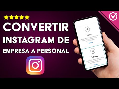 Cómo Cambiar o Convertir Instagram de Empresa a Personal o Viceversa