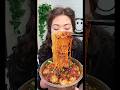 Spicy Noodles With Meatballs 🍜🧆🔥 #asmr #food #foryou #fyp #satisfying #shorts