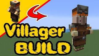 Minecraft Villager - Villager build - Villager Statue - PS4, XBox, PC, Pocket Edition, Switch