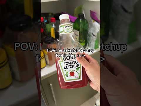 Fries and ketchup