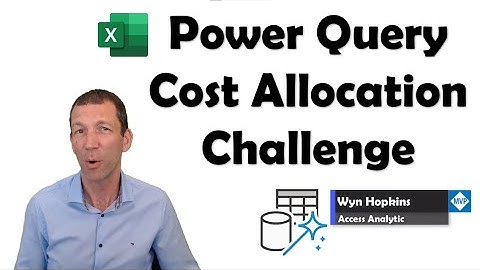 Power Query Cost Allocation Challenge