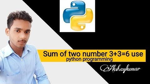 Sum of two numbers using python on Android | python script add two numbers in hindi | python program