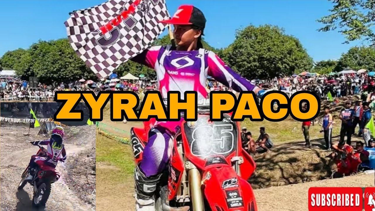Ladies Class 1st Heat l ZYRAH PACO, USING CRF 250CC Midsayap North Cotabato! Grabe ang lakas talaga!