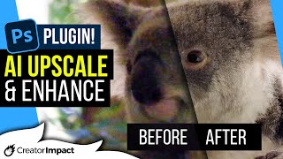 AI Upscaling Plugin for Photoshop! Upscale & Enhance images