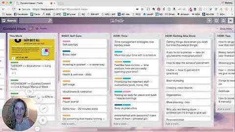 Content Idea Trello Board Video