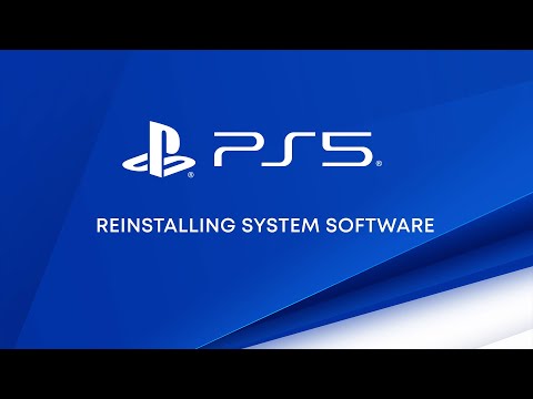 Reinstalling System Software On A PS5 Console