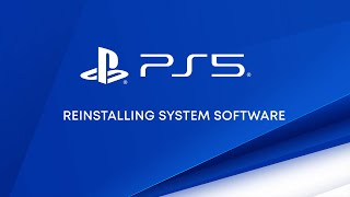 Переустановка системного ПО на консоли PS5