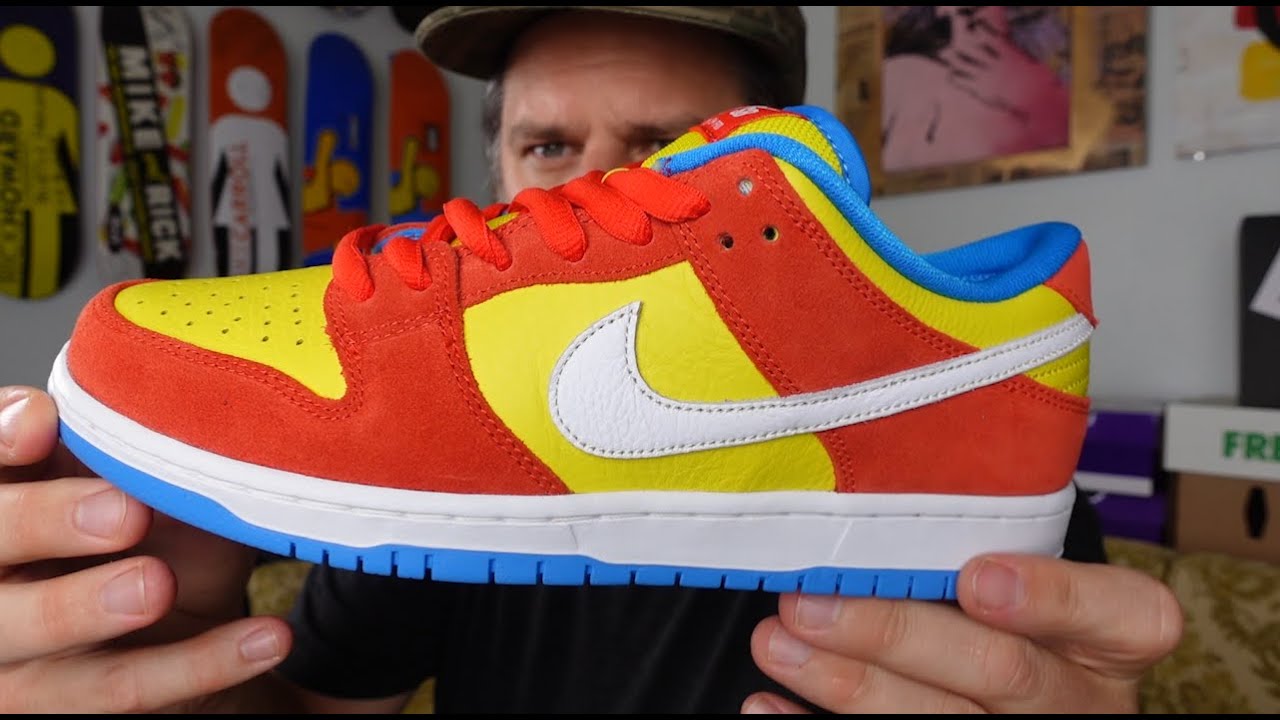 Nike SB Bart Simpson Dunk Low | On Foot - YouTube