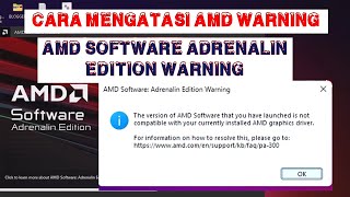 CARA MENGATASI AMD RADEON SOFTWARE ADRENALIN EDITION WARNING-HOW TO FIX AMD WARNING-DRIVER AMD screenshot 3