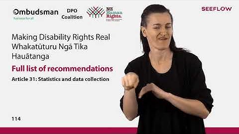 Article 31: Statistics and data collection