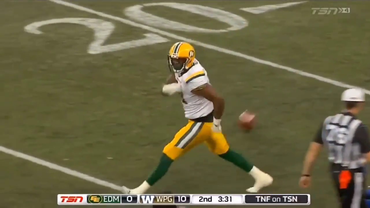 Duke Williams Edmonton Eskimos 2017 Highlights
