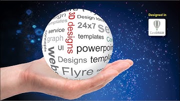 Dynamic Sphere Design Tutorial in corel draw -- cdtfb