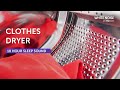 Clothes Dryer Sound - 10 Hours - Black Screen