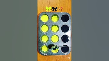 “Neon Shadow Mix 💛🖤”#colormixing #colorpalette #colorvibes #paletteart #shortart #colortheory #fyp