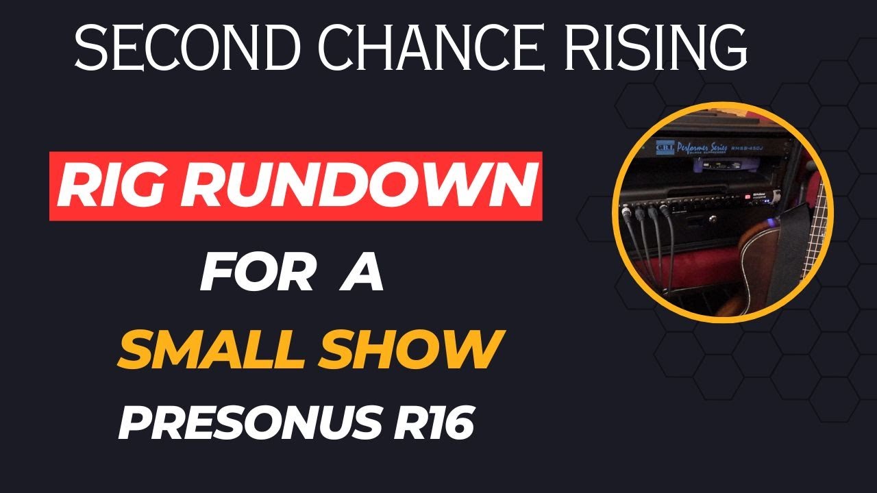 Rig Rundown | Small Venue PreSonus 16R - YouTube