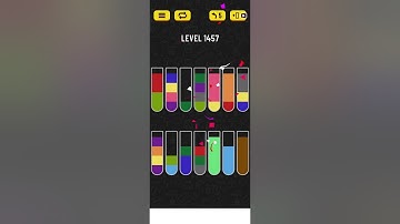 Water Sort puzzle Level 1457