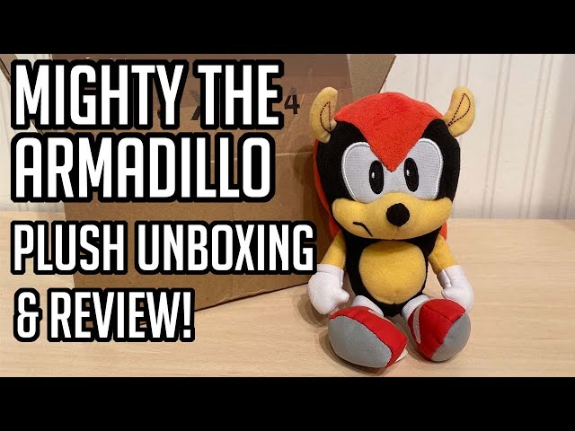 Sonic The Hedgehog- Mighty The Armadillo Plush 10H