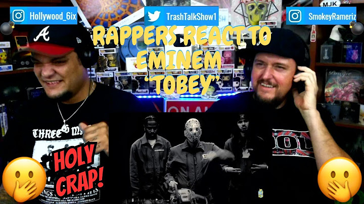 Rappers React To Eminem "Tobey" feat. Big Sean & BabyTron!!!