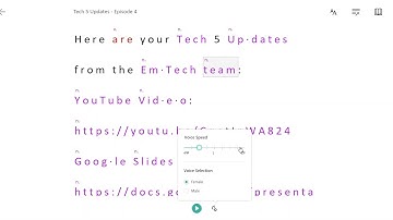 Microsoft Immersive Reader in Outlook (online in Office 365)