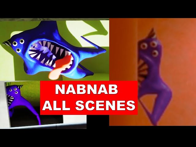 ALL Nabnab Scenes - Garten of Banban 2 (4K60 2023) 