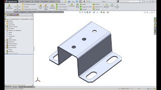 sheet metal solidworks ejercicio  1