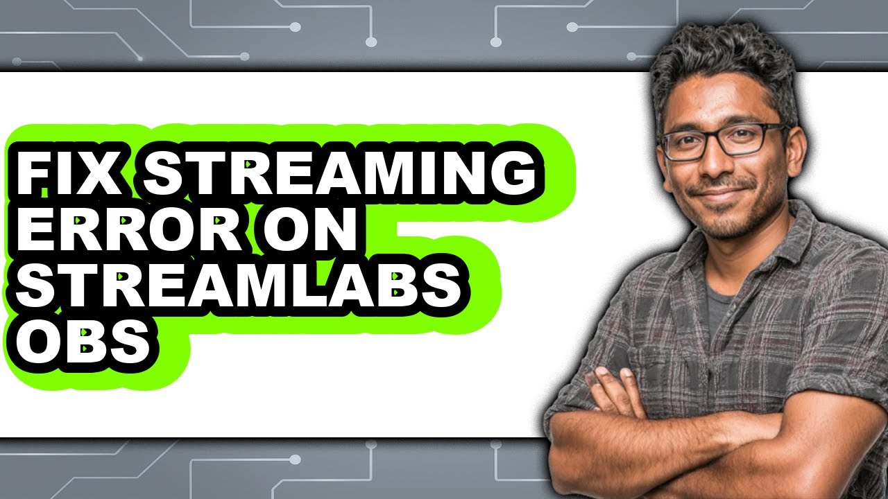 How to Fix Streaming Error on Streamlabs Obs (updated) - YouTube