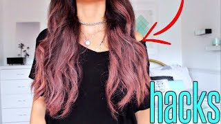 8  HAIR HACKS EVERY Girl NEEDS To Know !!