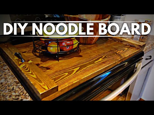 Hand Made Custom Stove Top Cover Noodle Board 