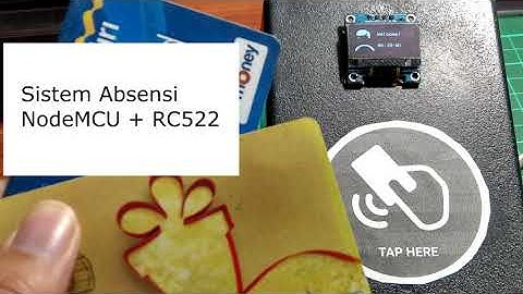 Mesin Absensi NodeMCU menggunakan RC522, Free dashboard code - Bisa Online!