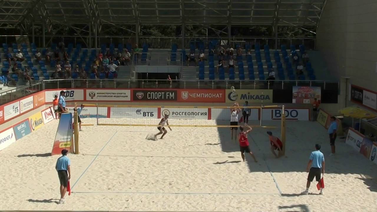 45 Beach volleyball Russia championship 2016. Sochi. Sivolap-Velichko and Lyamin-Samoday.