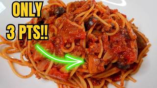 My Go-To Low Point EASY Homemade Spaghetti with Meat Sauce Recipe🍝 (WW Friendly & Family Approved!)