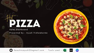 Pizza sales dashboard Resume building
