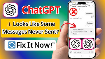 Looks Like Some Messages Never Sent | How to Fix ChatGPT Sending Issue 2025