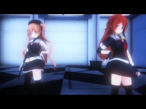 【MMD艦これ】ぽんぷ長式白露&村雨でConqueror 【Ray-MMD】
